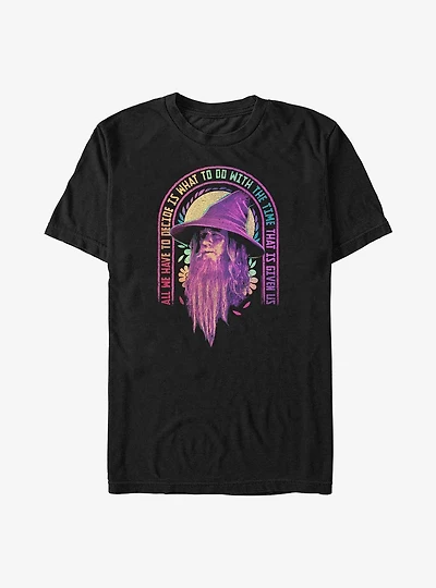 Lord of the Rings Gandalf Decide With Time Big & Tall T-Shirt