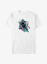 Marvel Spider-Man: Across the Spider-Verse Spider-Gwen In Action Big & Tall T-Shirt