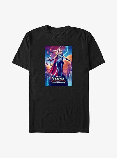 Marvel Thor: Love and Thunder Lady Thor Poster Big & Tall T-Shirt