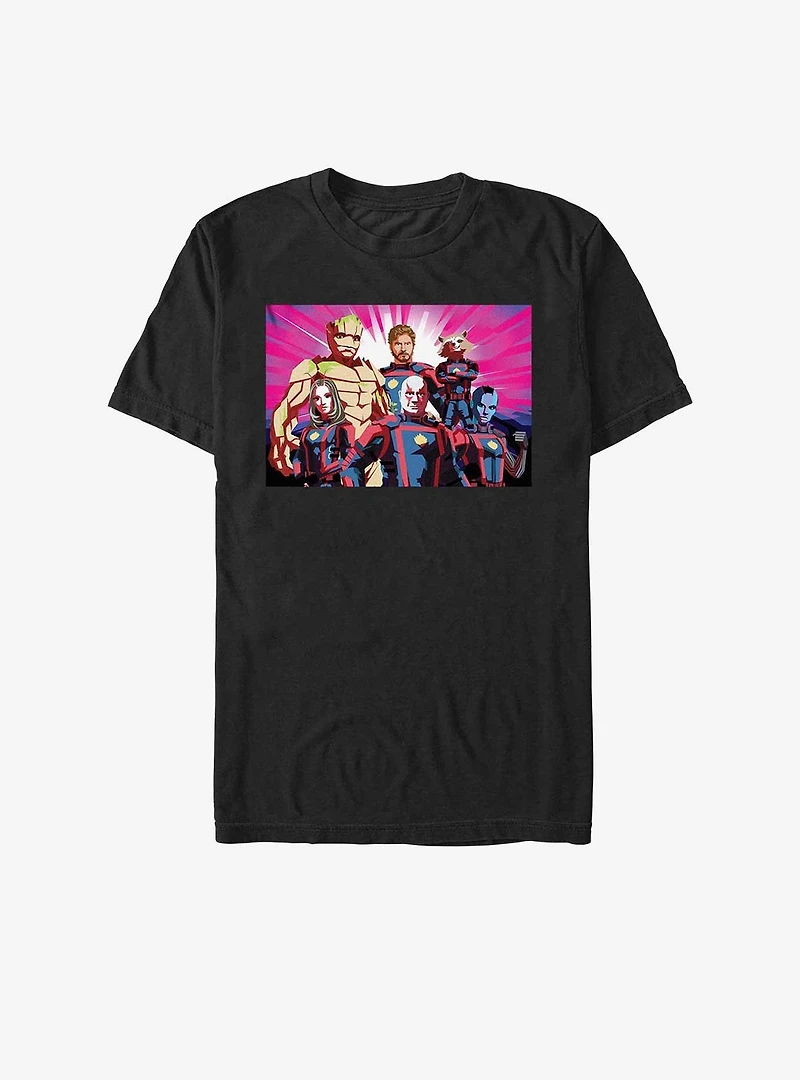 Marvel Guardians of the Galaxy Guardians Pose Big & Tall T-Shirt