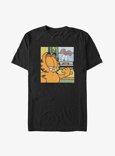 Garfield & Odie Window Talk Big & Tall T-Shirt