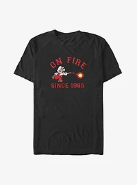 Mario On Fire Big & Tall T-Shirt