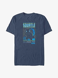Pokemon Squirtle Grid Big & Tall T-Shirt