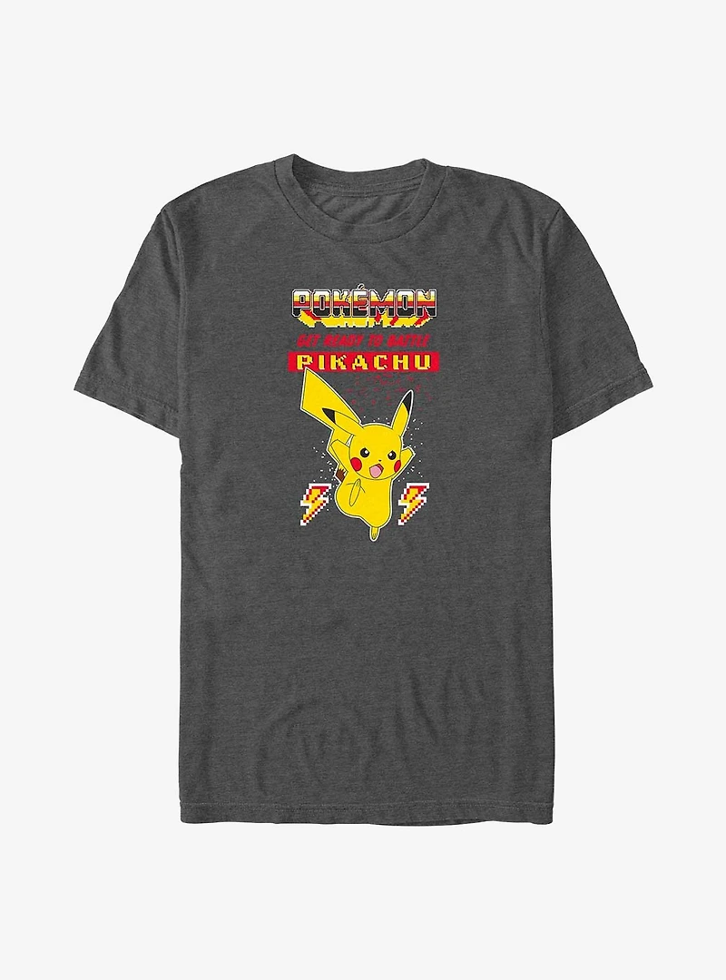 Pokemon Pikachu Battle Big & Tall T-Shirt
