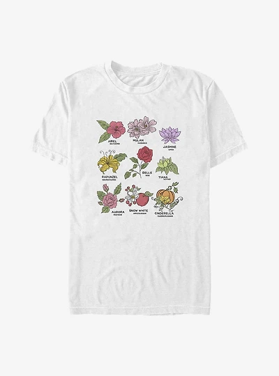 Disney Princess Flowers Big & Tall T-Shirt