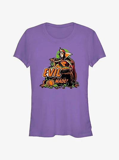 Disney100 Halloween Snow White Evil Isn't Born It's Made Girls T-Shirt