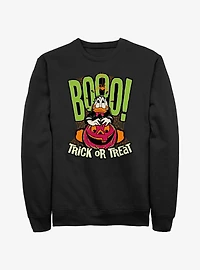 Disney100 Halloween Boo Donald Trick or Treat Sweatshirt