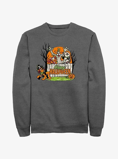 Disney100 Halloween Mickey Mouse Group Sweatshirt