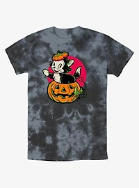Disney100 Halloween Figaro Inside A Pumpkin Tie-Dye T-Shirt