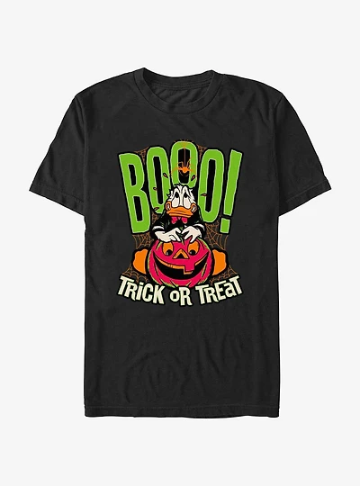Disney100 Halloween Boo Donald Trick or Treat T-Shirt