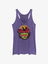 Disney100 Halloween Maleficent All The Ghouls Love Me Girls Tank