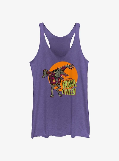 Disney100 Halloween Wolfman Howl-Oween Girls Tank
