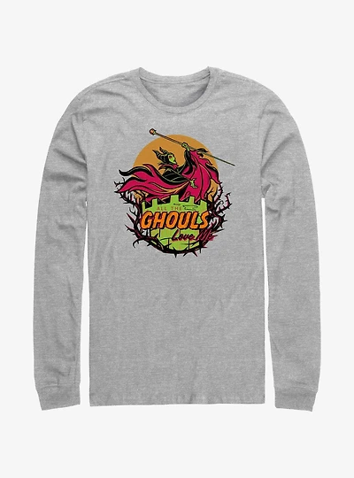 Disney100 Halloween Maleficent All The Ghouls Love Me Long-Sleeve T-Shirt