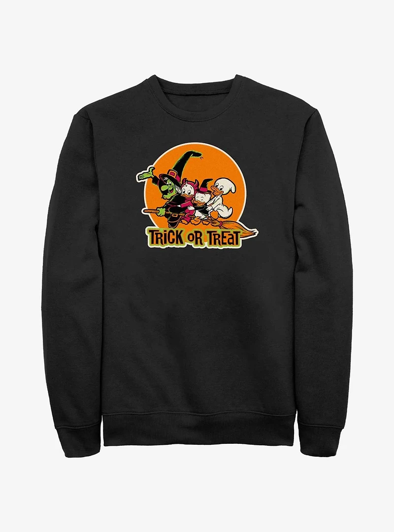 Disney100 Halloween Huey Dewey and Louie Trick or Treat Sweatshirt