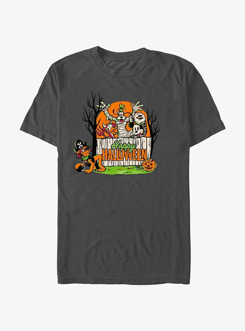 Disney100 Halloween Mickey Mouse Group T-Shirt