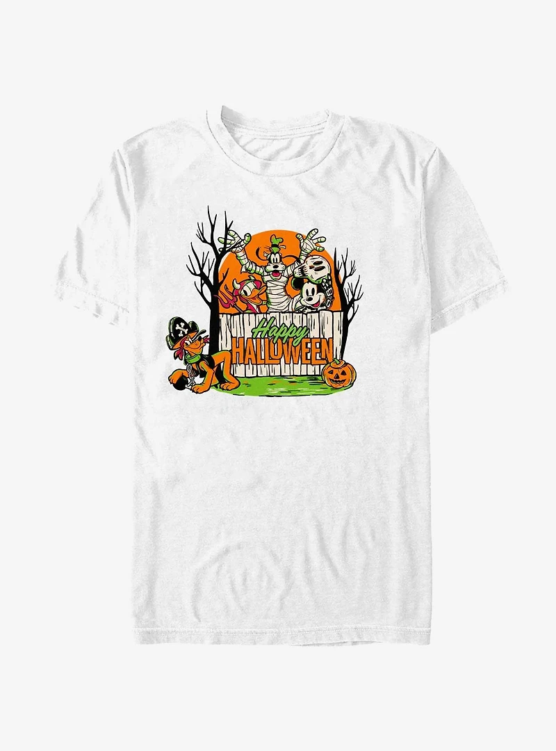 Disney100 Halloween Mickey Mouse Group T-Shirt