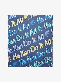 Barbie He Ken Do It All Throw Blanket