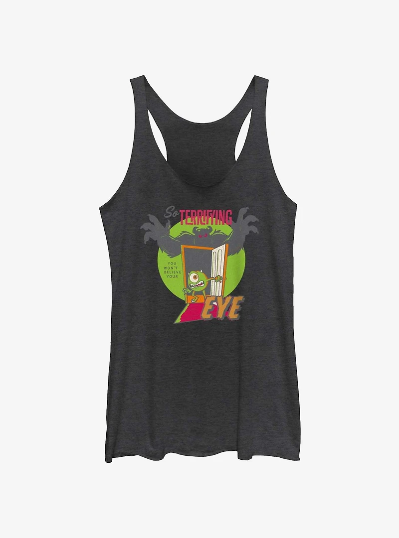 Disney100 Halloween Sulley & Mike So Terrifying You Won't Believe Your Eye Women's Tank Top