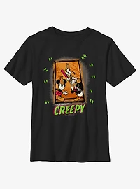 Disney100 Halloween Mickey's Gang Let's Get Creepy Youth T-Shirt