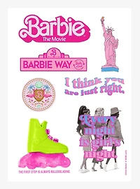 Barbie The Movie Props Sticker Sheet