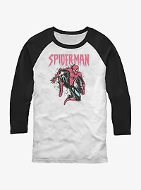 Marvel Spider-Man Spidey Pastel Raglan T-Shirt