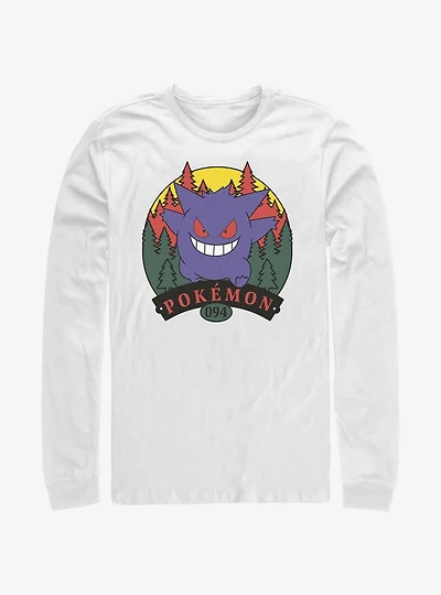 Pokemon Gengar Forest Attack Long-Sleeve T-Shirt