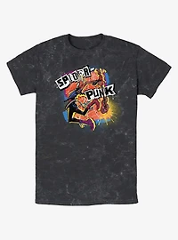 Marvel Spider-Man: Across the Spider-Verse Spider-Punk Mineral Wash T-Shirt