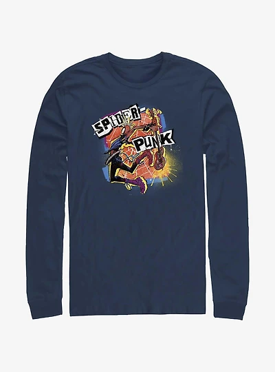 Marvel Spider-Man: Across the Spider-Verse Spider-Punk Long-Sleeve T-Shirt