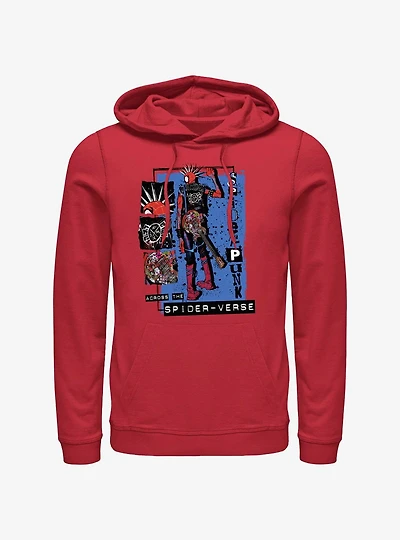 Marvel Spider-Man: Across the Spider-Verse Punk Power Hoodie