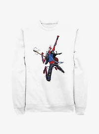 Marvel Spider-Man: Across the Spider-Verse Spider-Punk Rock Out Sweatshirt