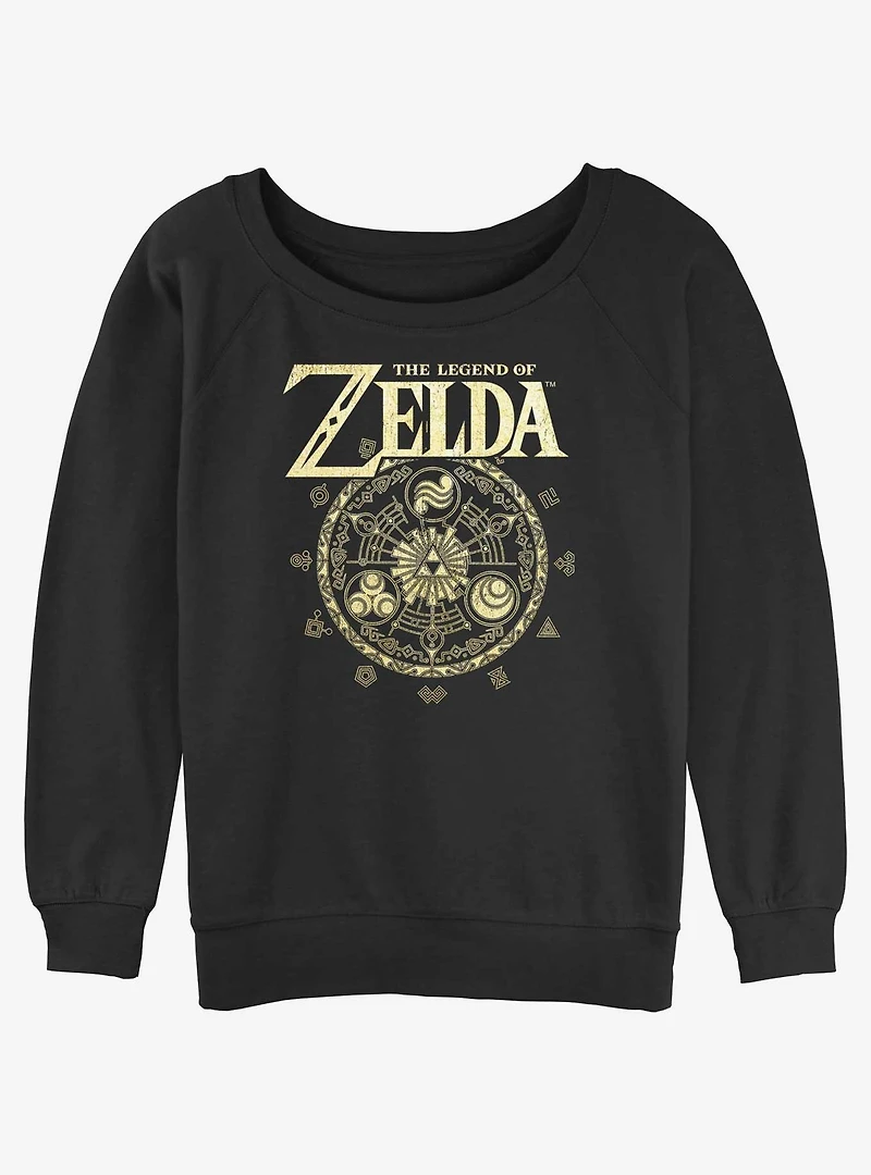the Legend of Zelda Marks Goddesses Womens Slouchy Sweatshirt