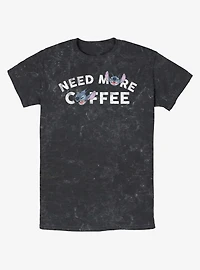 Disney Lilo & Stitch Need More Coffee Mineral Wash T-Shirt
