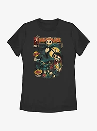 Disney The Nightmare Before Christmas Jack Skellington King of Halloween Comic Cover Womens T-Shirt