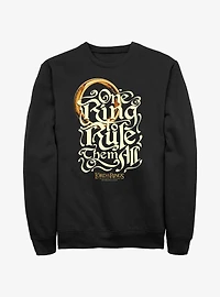 the Lord of Rings One Ring Rules Sweatshirt
