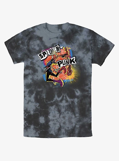 Marvel Spider-Man: Across the Spider-Verse Spider-Punk Tie-Dye T-Shirt