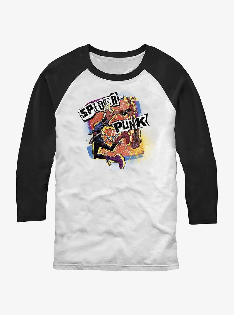 Marvel Spider-Man: Across the Spider-Verse Spider-Punk Raglan T-Shirt
