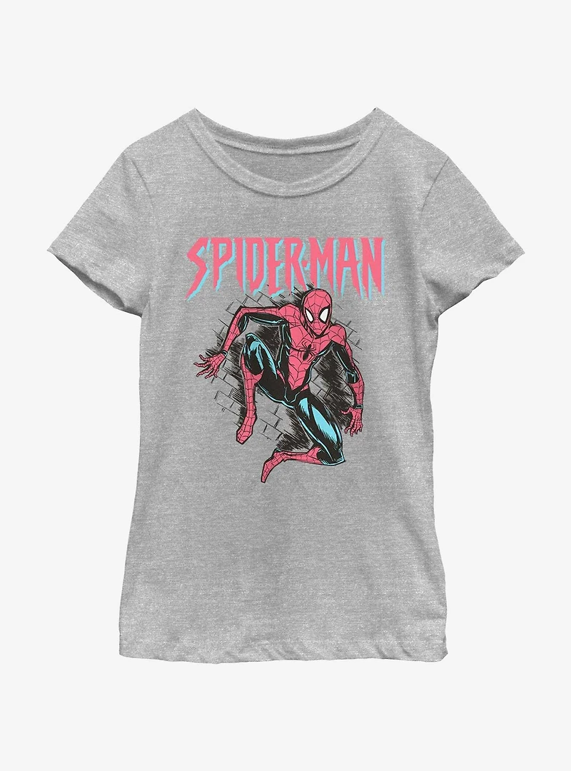 Marvel Spider-Man Spidey Pastel Girls Youth T-Shirt