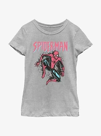 Marvel Spider-Man Spidey Pastel Girls Youth T-Shirt