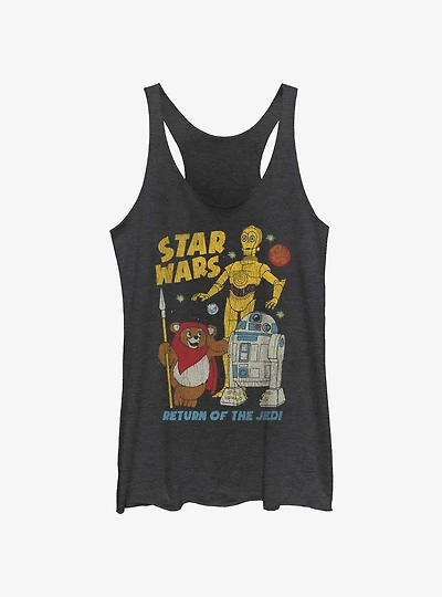 Star Wars Walk The Ewok Womens Tank Top