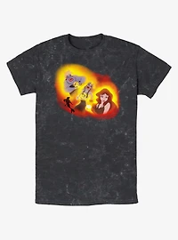 Disney The Little Mermaid Ursula Transformation Mineral Wash T-Shirt