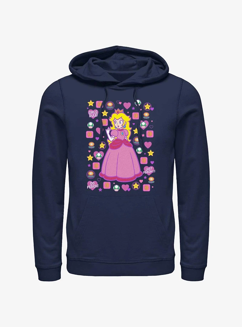 Mario Princess Peach Hoodie