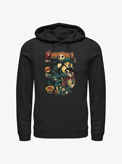 The Nightmare Before Christmas Comic Cover Hoodie