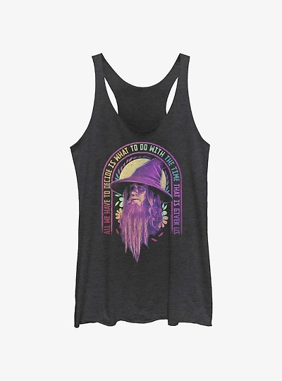 The Lord of the Rings Gandalf Decide With Time Girls Tank