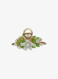 Thorn & Fable White Flower Claw Hair Clip