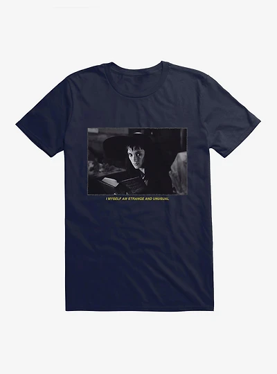 Beetlejuice Lydia I Myself Am Strange And Unusual T-Shirt