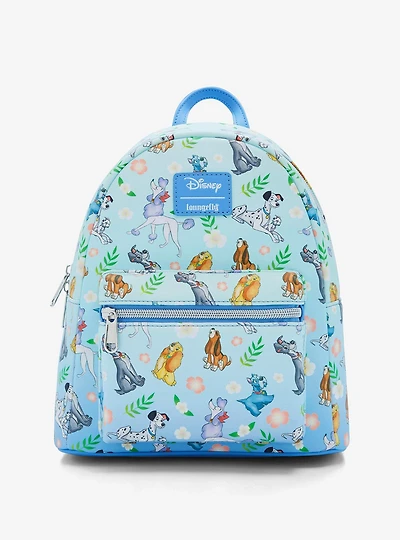 Loungefly Disney Dogs Floral Mini Backpack