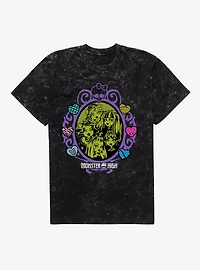 Monster High Mirror Hearts Group Mineral Wash T-Shirt
