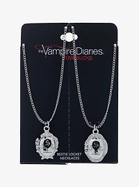 The Vampire Diaries Stefan & Damon Locket Best Friend Necklace Set