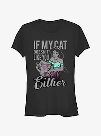 Disney Aladdin Jasmine If My Cat Doesn't Like You I Don't Either Girls T-Shirt