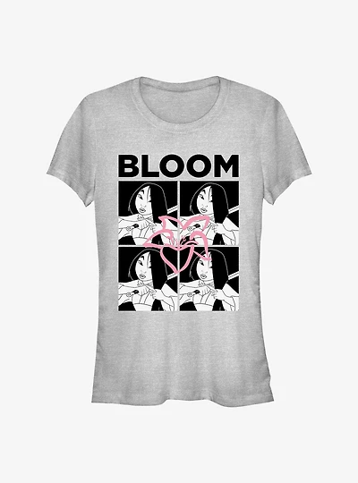 Disney Mulan Bloom Grid Girls T-Shirt